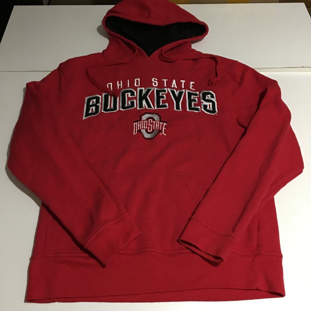 Ohio State Buckeyes Hoodie Sweatshirt Size Small Red Mens - Picture 1 of 7